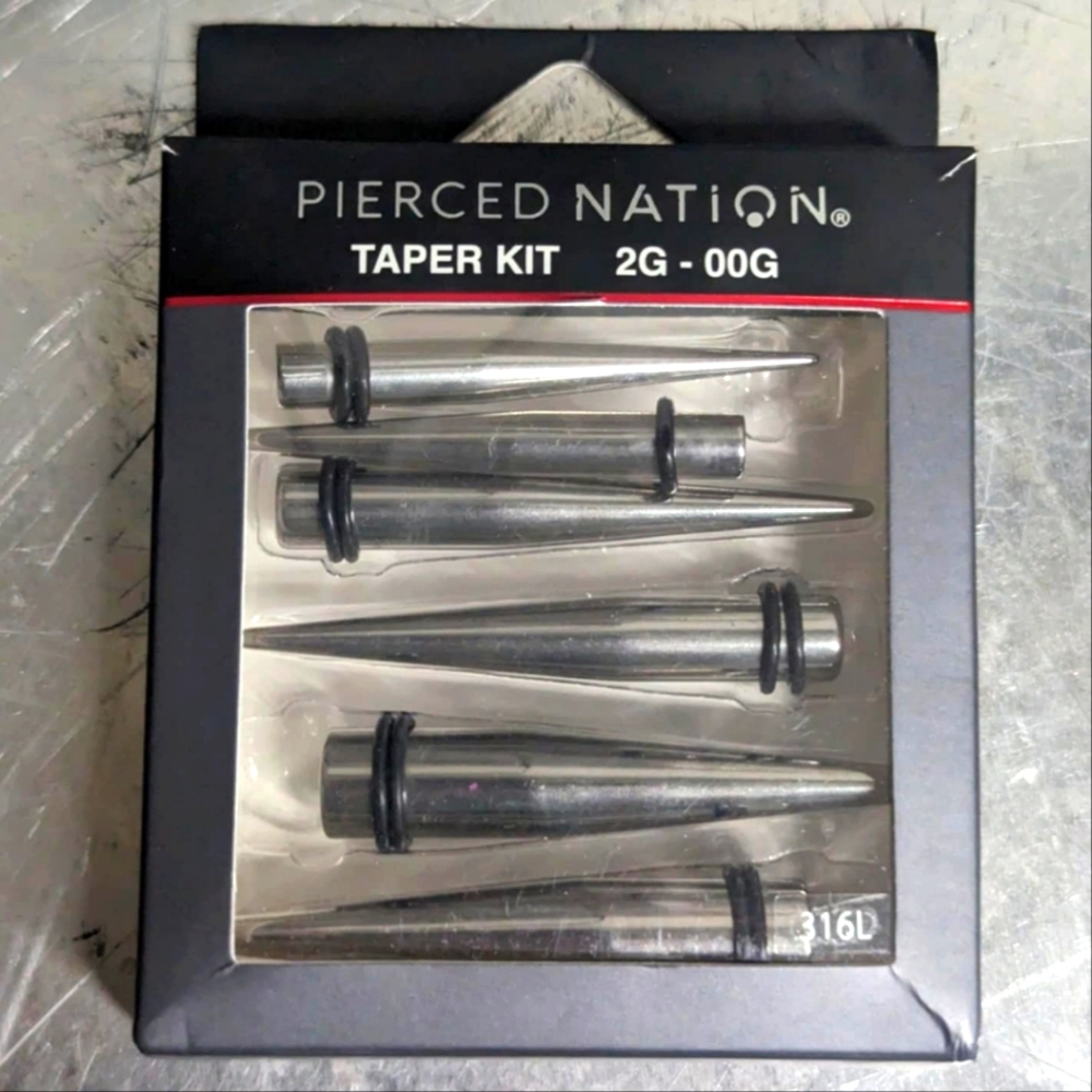 Pierced Nation Taper Kit 2G-00G